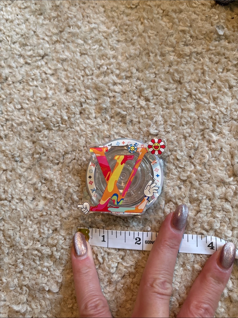Colorful Multicolor Pop Socket- Designer-Inspired - Picture 5 of 5